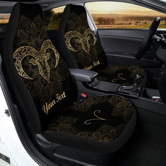 Personalized Aries Car Seat Covers Custom Zodiac Sign Aries Car Accessories - Gearcarcover - 2