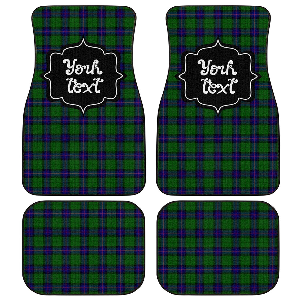 Personalized Armstrong Tartan Car Floor Mats Custom Name Car Accessories - Gearcarcover - 1