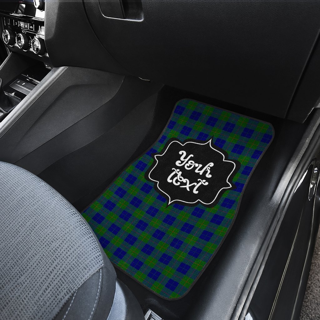 Personalized Barclay Tartan Car Floor Mats Custom Name Car Accessories - Gearcarcover - 4