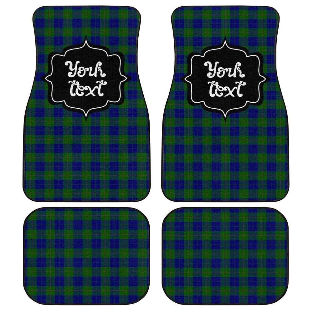 Personalized Barclay Tartan Car Floor Mats Custom Name Car Accessories - Gearcarcover - 1