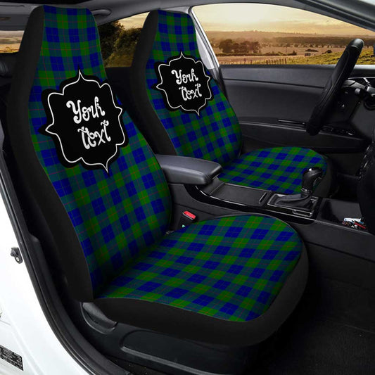 Personalized Barclay Tartan Car Seat Covers Custom Name Car Accessories - Gearcarcover - 2