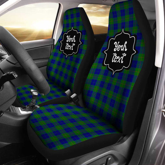 Personalized Barclay Tartan Car Seat Covers Custom Name Car Accessories - Gearcarcover - 1