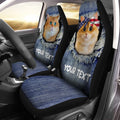 Personalized British Short Hair Cat Car Seat Covers Custom Couple Car Acessories Anniversary - Gearcarcover - 1