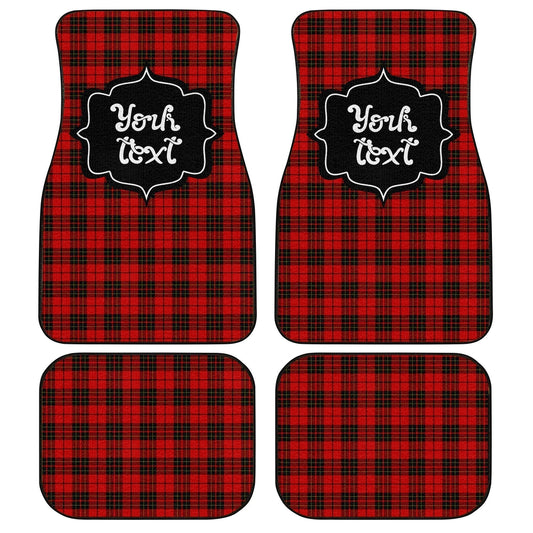 Personalized Brodie Tartan Car Floor Mats Custom Name Car Accessories - Gearcarcover - 1