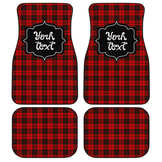 Personalized Brodie Tartan Car Floor Mats Custom Name Car Accessories - Gearcarcover - 1