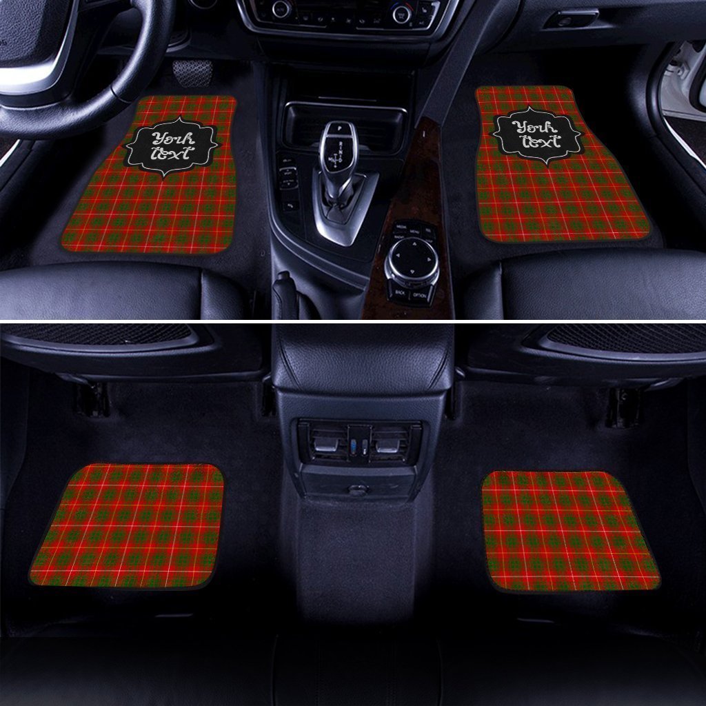 Personalized Bruce Tartan Car Floor Mats Custom Name Car Accessories - Gearcarcover - 2