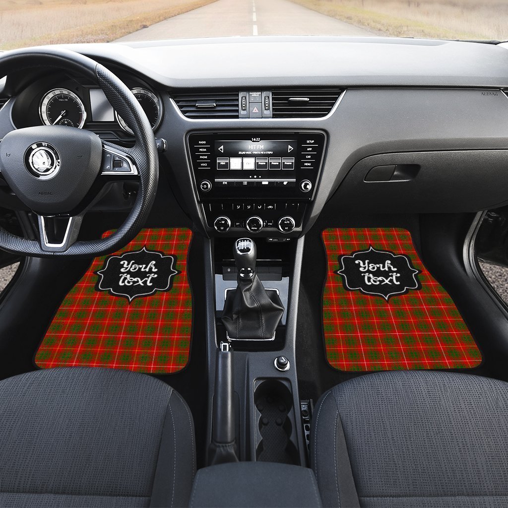 Personalized Bruce Tartan Car Floor Mats Custom Name Car Accessories - Gearcarcover - 3