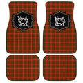 Personalized Bruce Tartan Car Floor Mats Custom Name Car Accessories - Gearcarcover - 1
