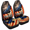 Personalized Cat American Flag Car Seat Covers Custom Cat Car Accessories - Gearcarcover - 4