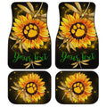 Personalized Dragonfly Car Floor Mats Custom Sunflower Dog Paw Car Accessories - Gearcarcover - 1