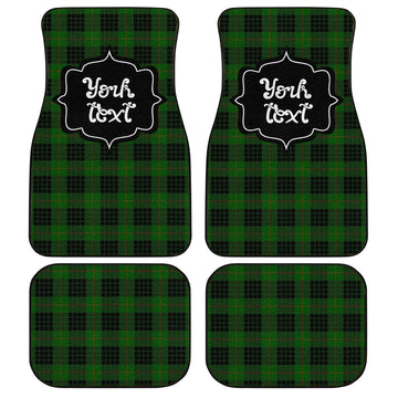 Personalized Gunn Tartan Car Floor Mats Custom Name Car Accessories - Gearcarcover - 1