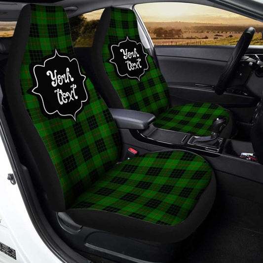Personalized Gunn Tartan Car Seat Covers Custom Name Car Accessories - Gearcarcover - 2