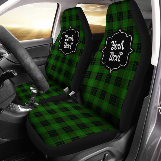 Personalized Gunn Tartan Car Seat Covers Custom Name Car Accessories - Gearcarcover - 1