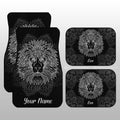 Personalized Leo Car Floor Mats Customize Name Zodiac Car Accessories - Gearcarcover - 1