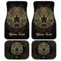 Personalized Leo Car Floor Mats Customize Name Zodiac Car Accessories - Gearcarcover - 1
