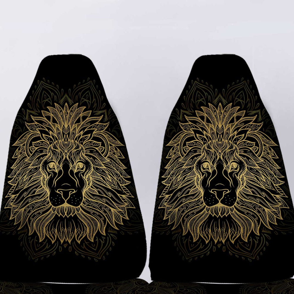 Personalized Leo Car Seat Covers Custom Zodiac Sign Car Accessories - Gearcarcover - 5