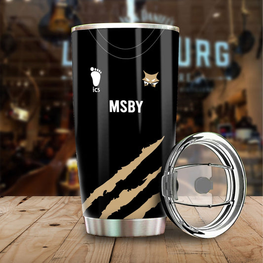 Personalized MSBY Black Jackal Tumbler Cup Custom Anime Haikyuu Accessories - Gearcarcover - 2