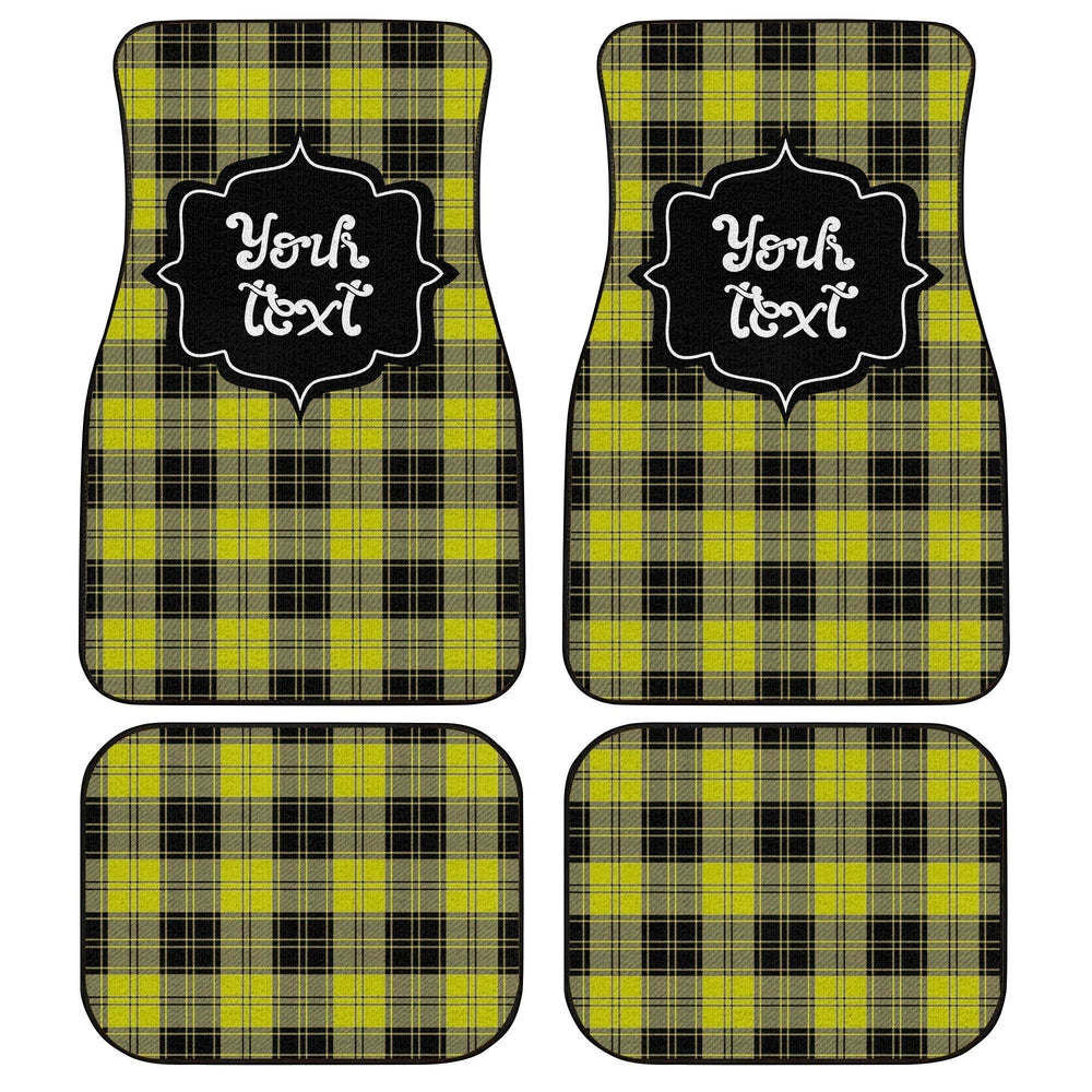 Personalized MacLachlan Tartan Car Floor Mats Custom Name Car Accessories - Gearcarcover - 1