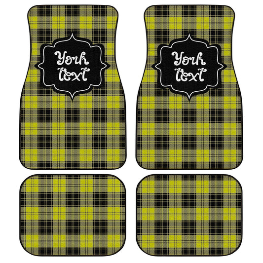 Personalized MacLachlan Tartan Car Floor Mats Custom Name Car Accessories - Gearcarcover - 1
