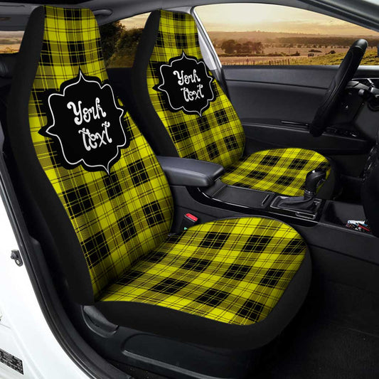 Personalized MacLachlan Tartan Car Seat Covers Custom Name Car Accessories - Gearcarcover - 2