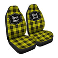 Personalized MacLachlan Tartan Car Seat Covers Custom Name Car Accessories - Gearcarcover - 3