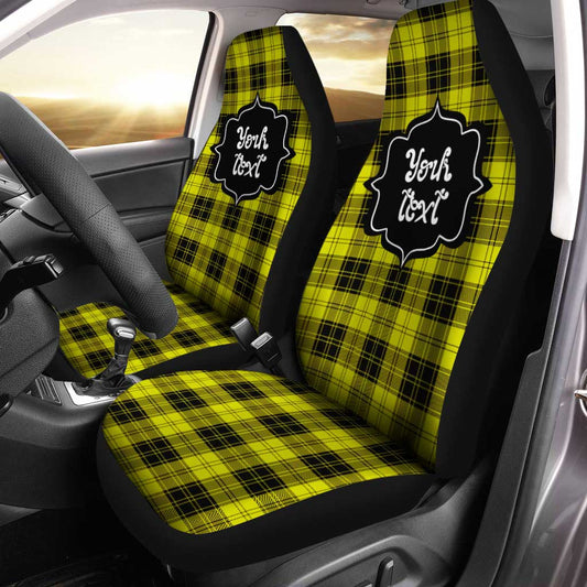 Personalized MacLachlan Tartan Car Seat Covers Custom Name Car Accessories - Gearcarcover - 1