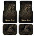 Personalized Name Aquarius Car Floor Mats Custom Zodiac Sign Aquarius Car Accessories - Gearcarcover - 1