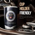 Personalized Name United States Air Force Tumbler Cup Custom Car Accessories - Gearcarcover - 3