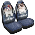 Personalized Ragdoll Cat Car Seat Covers Custom Couple Car Acessories Anniversary - Gearcarcover - 3