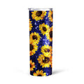 Personalized Sunflower Tall Glitter Tumbler - Gearcarcover - 4
