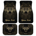 Personalized Taurus Car Floor Mats Custom Zodiac Sign Taurus Car Accessories - Gearcarcover - 1