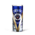 Personalized US Air Force Custom Tall Glitter Tumbler - Gearcarcover - 3