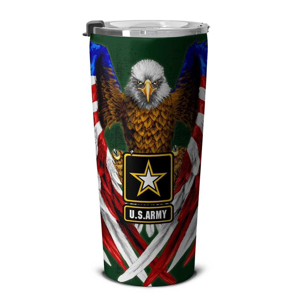 Personalized US Army Tumbler Stainless Steel - Gearcarcover - 5