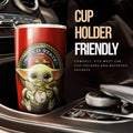 Personalized US Marines Corps Tumbler Cup Custom Baby Yoda - Gearcarcover - 3