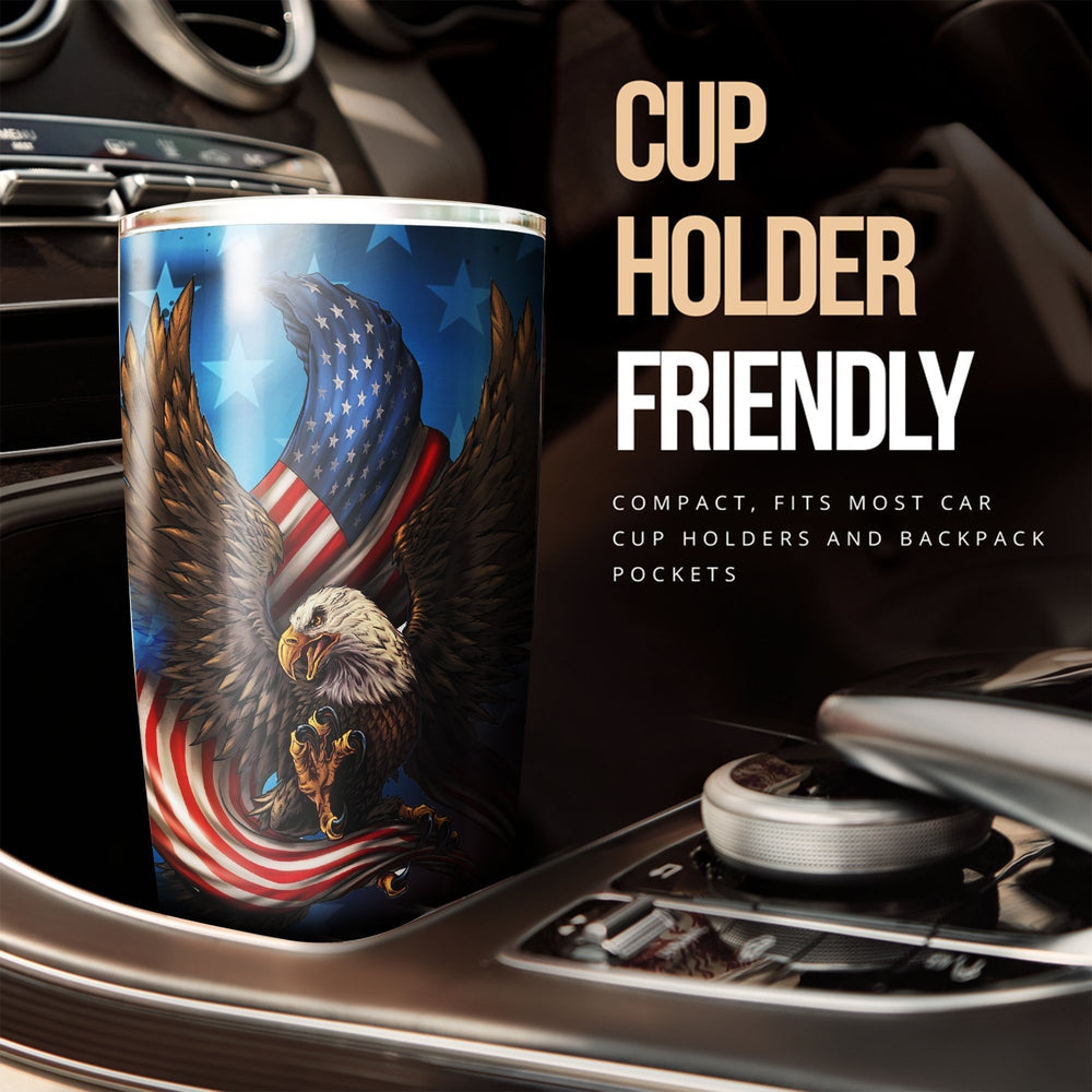 Personalized US Marines Corps Tumbler Cup - Gearcarcover - 3