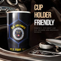 Personalized U.S. Air Force Military Tumbler Cup Custom Name Car Accessories - Gearcarcover - 3