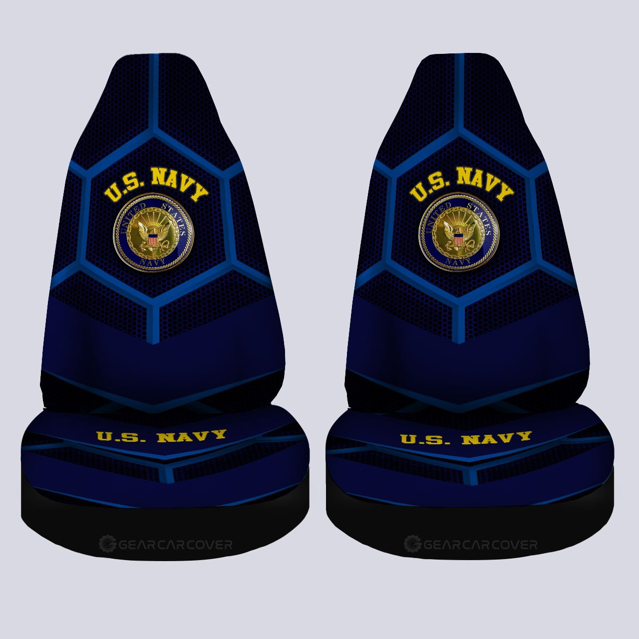 Personalized U.S. Navy Military Car Seat Covers Custom Name Car Accessories - Gearcarcover - 5