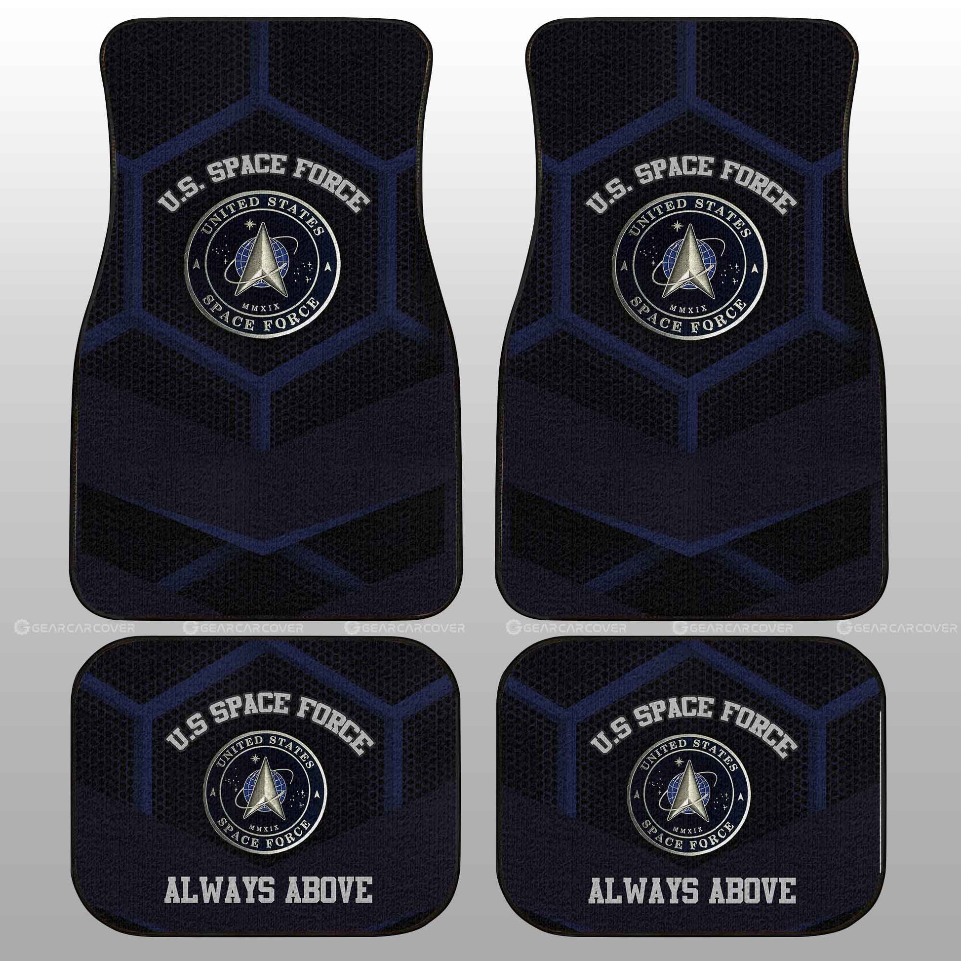 Personalized U.S. Space Force Military Car Floor Mats Custom Name Car Accessories - Gearcarcover - 5