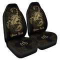 Personalized Zodiac Scorpio Car Seat Covers Custom Name Car Accessories - Gearcarcover - 3