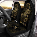 Personalized Zodiac Scorpio Car Seat Covers Custom Name Car Accessories - Gearcarcover - 1