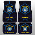 Personalzied U.S. Coast Guard Car Floor Mats Customized Name US Military Car Accessories - Gearcarcover - 1