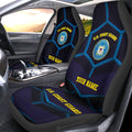 Personalzied U.S. Coast Guard Car Seat Covers Customized Name US Military Car Accessories - Gearcarcover - 2