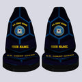 Personalzied U.S. Coast Guard Car Seat Covers Customized Name US Military Car Accessories - Gearcarcover - 4