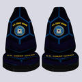 Personalzied U.S. Coast Guard Car Seat Covers Customized Name US Military Car Accessories - Gearcarcover - 5