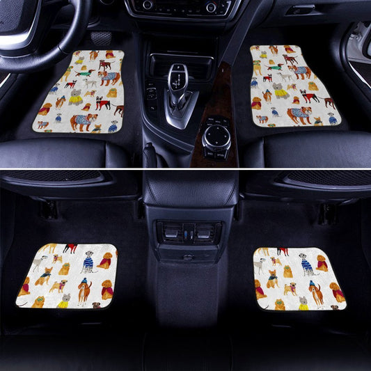 Pet Dogs Car Floor Mats Custom Pattern Dog Car Accessories - Gearcarcover - 2