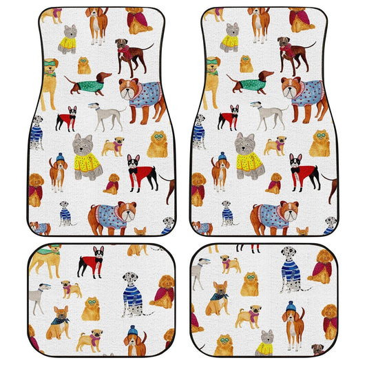 Pet Dogs Car Floor Mats Custom Pattern Dog Car Accessories - Gearcarcover - 1