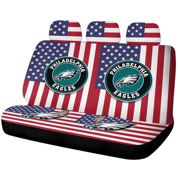 Philadelphia Eagles Car Back Seat Cover Custom Car Accessories - Gearcarcover - 1