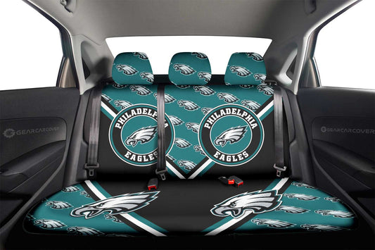 Philadelphia Eagles Car Back Seat Cover Custom Car Decorations For Fans - Gearcarcover - 2