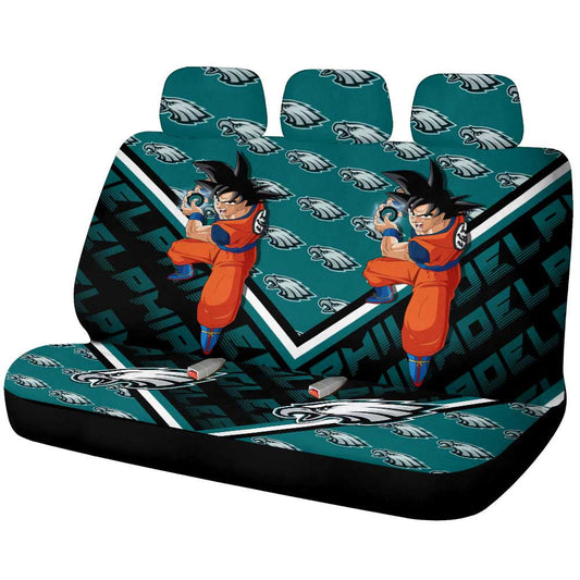 Philadelphia Eagles Car Back Seat Cover Custom Car Decorations For Fans - Gearcarcover - 1