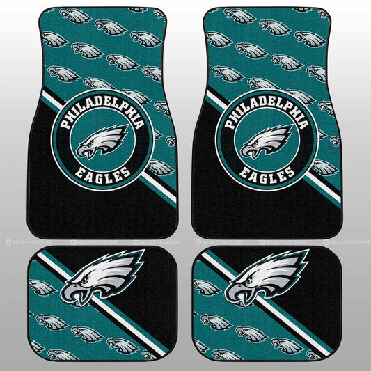 Philadelphia Eagles Car Floor Mats Custom Car Accessories For Fans - Gearcarcover - 1